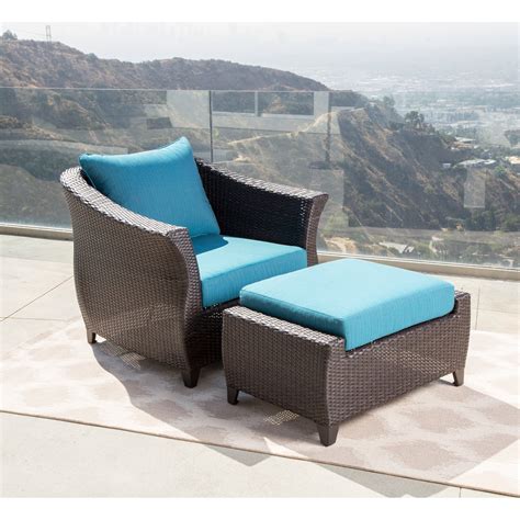 wayfair outdoor ottoman|outdoor patio set with ottoman.